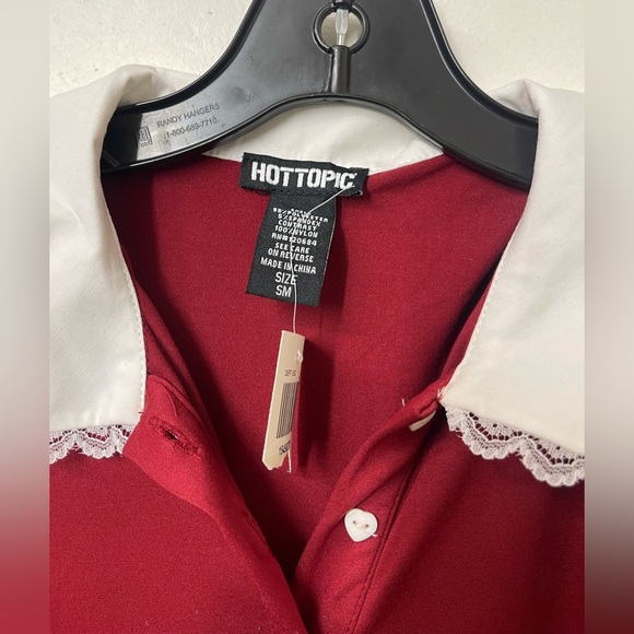 NWT Hot Topic heart lace collared dress - Picture 3 of 6